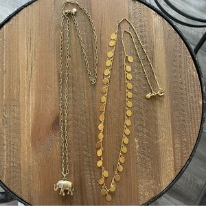 J. Crew Gold Necklaces